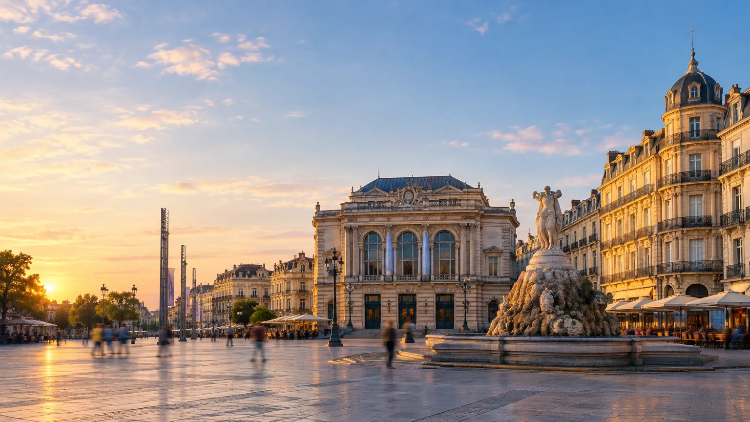 Vue de Montpellier